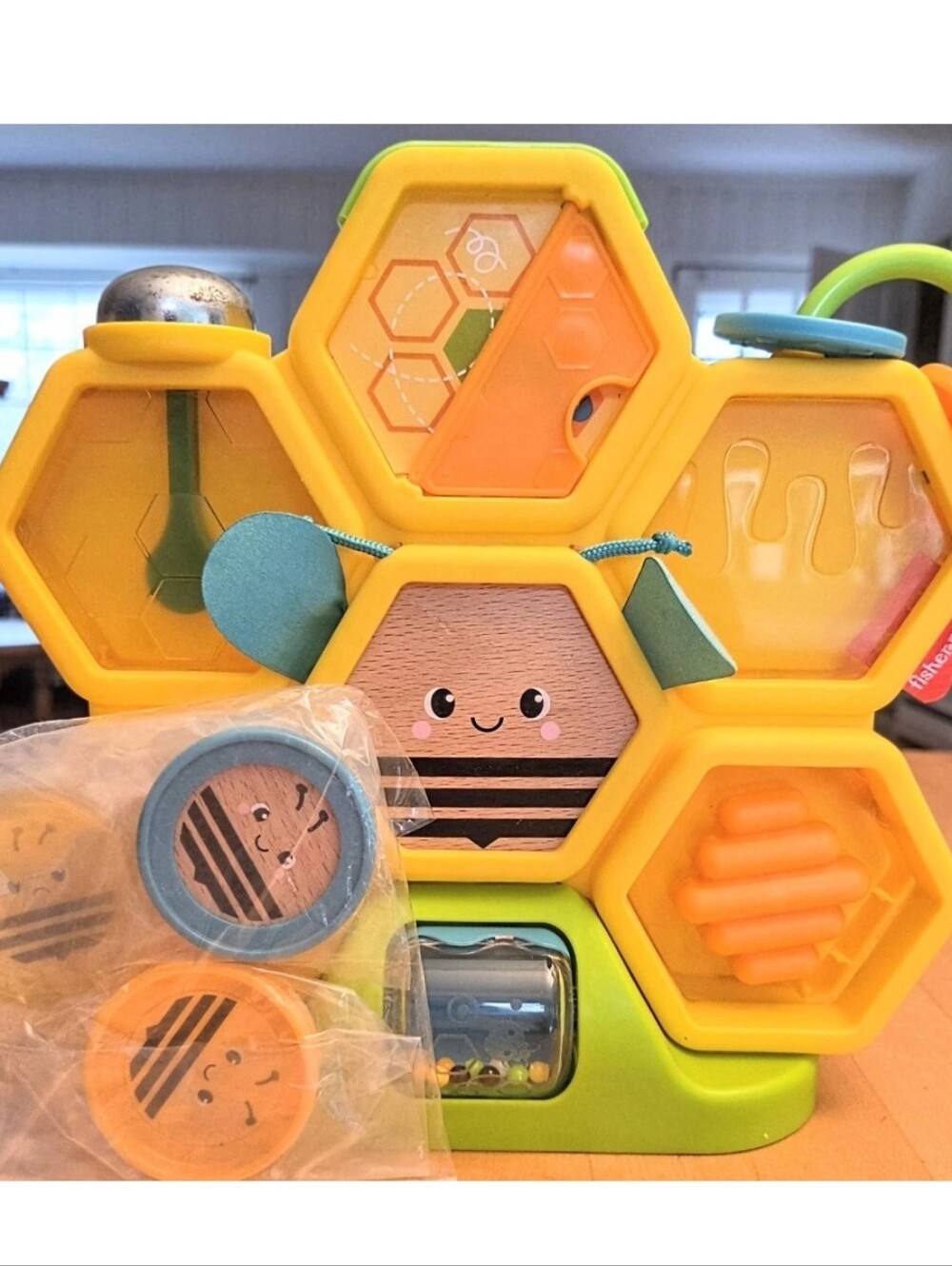 Fisher Price Busy Bee Hive Beehive Activity Center Baby Toy FACTORY SEALED COINS